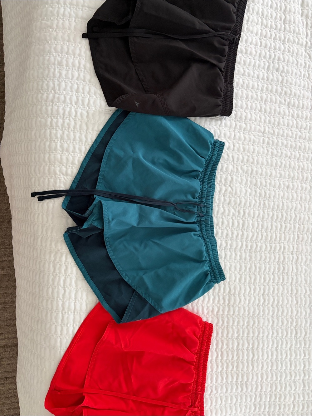 Old Navy Athletic Shorts - Teal, Red, Black